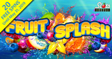 Get Your First 20 Spins on New Fruit Splash Slot from Rival Gaming for Free