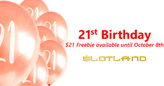 Online Casino Pioneer Celebrates 21st Birthday with $21 Freebie
