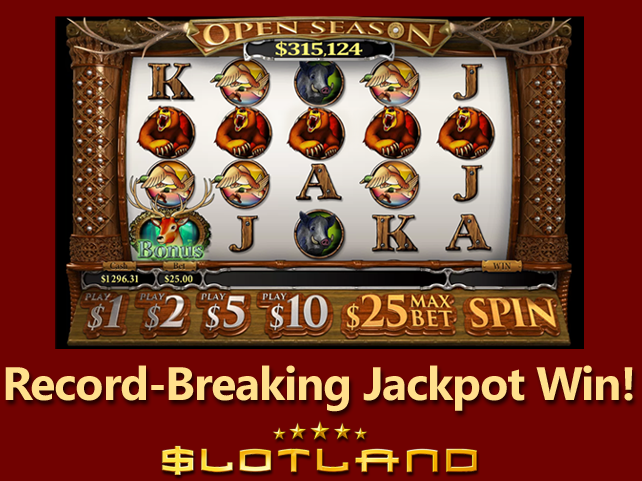 Record-breaking jackpot hit at Slotland