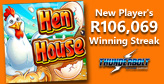 Hen House pays big at Thunderbolt Online Casino