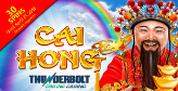 Cai Hong arriving at Thunderbolt Online Casino