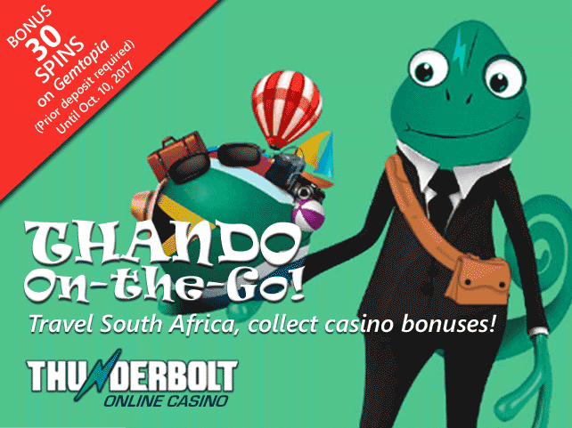 Gemtopia spins at Thunderbolt Online Casino