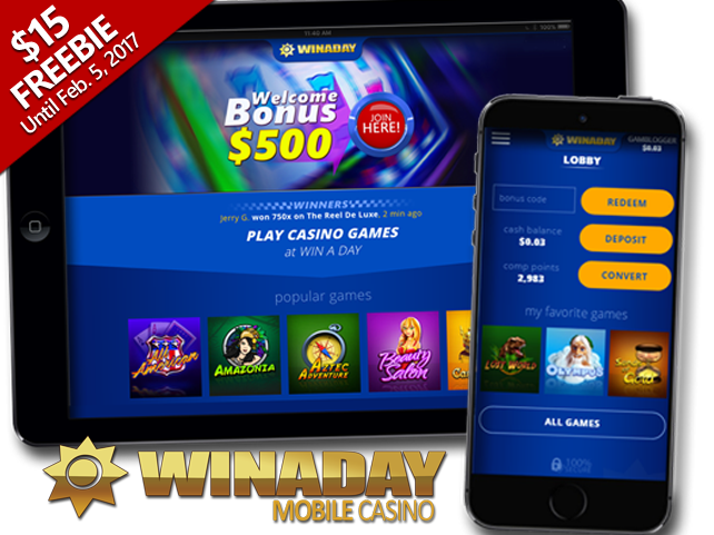 WinADay Casino debuts renovated mobile service