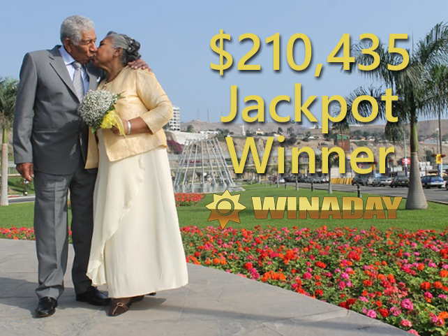Slot fan wins big at WinADay Casino