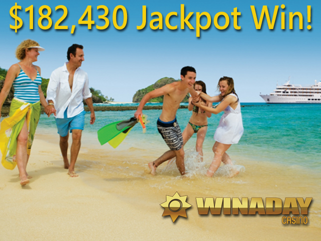 Tropical Treat pays big at WinADay Casino