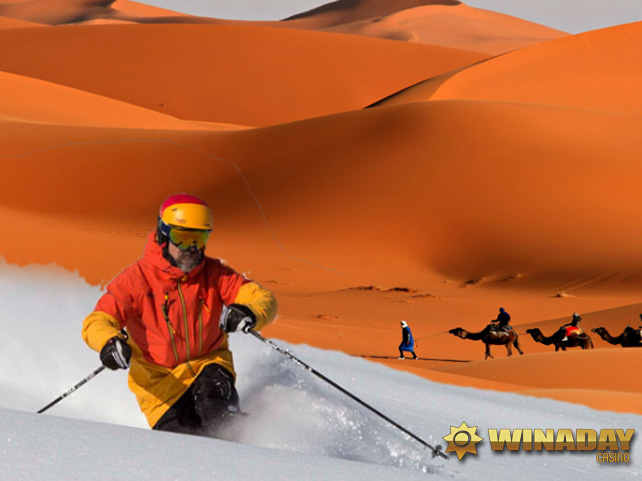 WinADay Casino player to ski in the desert