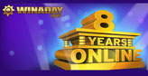 WinADay Casino celebrates eighth birthday